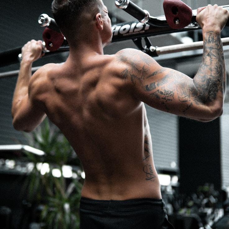 Professional gym interior with strength equipment